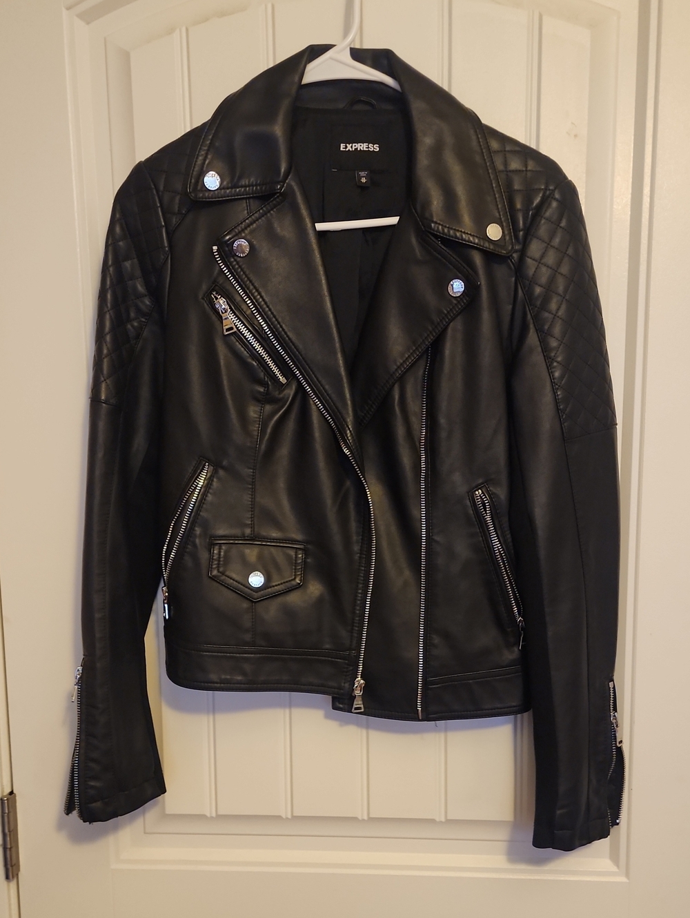 Express Faux Leather Moto Jacket